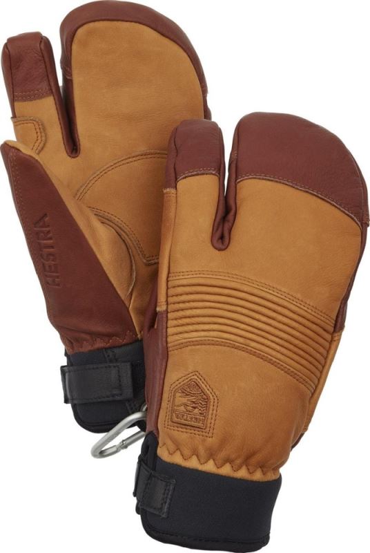Guantes Hestra Freeride Czone Guantes De 3 Dedos Rei Co-op Marrón Corcho