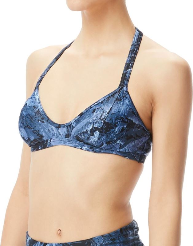 Bañador Azul Tyr Storm Stella Top Mujer Rei Co-op