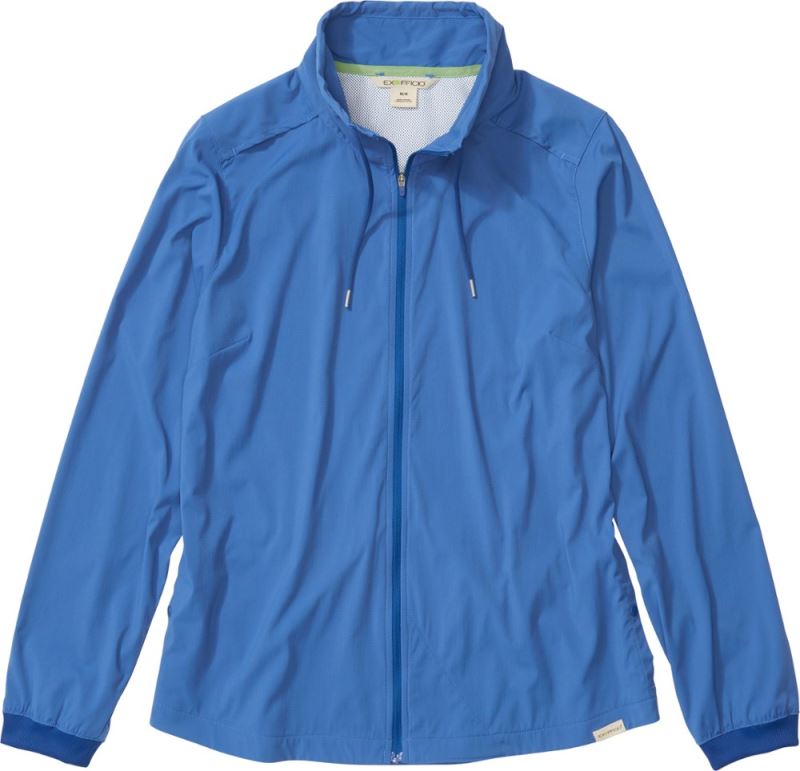 Camiseta Rei Co-op Azul Exofficio Ensenada Manga Larga Mujer