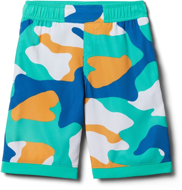 Shorts De Playa Columbia Sandy Shores Para Niños Pequeños Rei Co-op Turquesa Mod Camo