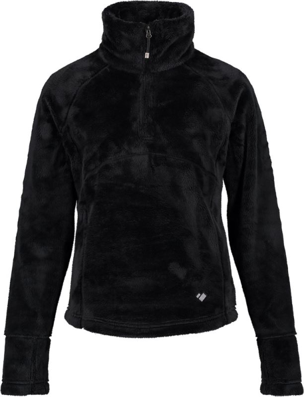 Negro Rei Co-op Obermeyer Furry Fleece Top Chicas